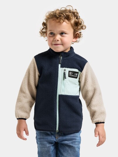 Didriksons Kids' Anten Full Zip Ocean Mint 120
