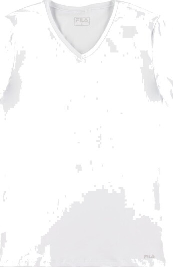 Fila T skjorte V Neck Hvit Fila 16 18 år 176 188 T skjorte