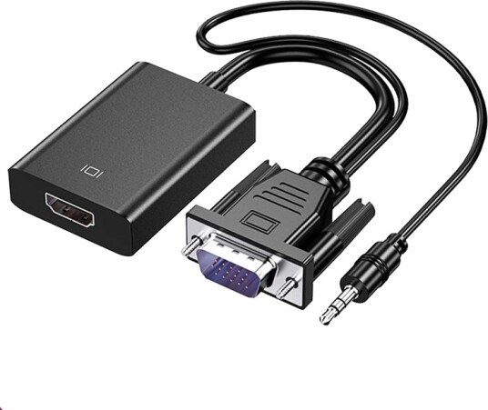 VGA til HDMI-adapter med 3.5mm AUX VGA til HDMI-adapter med 3.5mm AUX