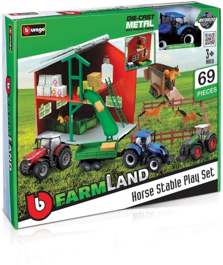 Bburago Farmland 1:43 Lekesett Stall