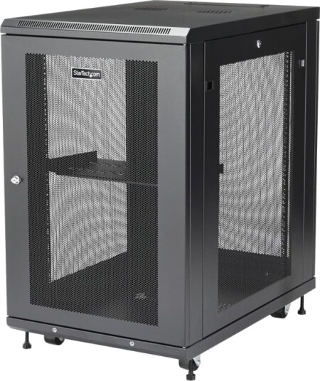 Startech 18U Server Rack Cabinet 4-Post Adjustable Depth (2" To 30")