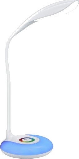 Trio Lighting Krait skrivebordslampe hvitt