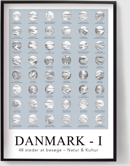 Danmark I 48 steder å besøke Natur & Kultur