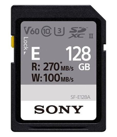 Sony Minnekort Sdxc 128Gb E Uhs-Ii C10 U3 V60 Sony Minnekort Sdxc 128Gb E Uhs-Ii C10 U3 V60