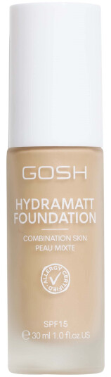 Gosh Hydramatt Foundation 30 ml 004Y Light Yellow/Cold undertone Gosh Hydramatt Foundation 30 ml 004Y Light Yellow/Cold undertone