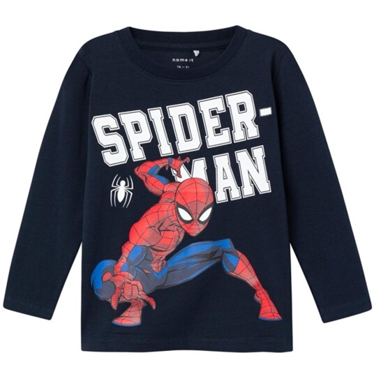 Name It Dark Sapphire Naza Spiderman Genser Noos 86
