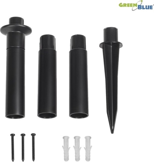 Greenblue Solcelle Utelampe Led Gb123 Hvit