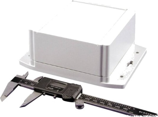 Hammond Electronics 1555Nf42gy Universal Kapsling 120 X 120 X 62 Abs Lys Grå 1 Stk