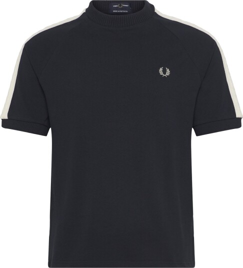 Fred Perry Cable Taped T Shirt Navy XXL Fred Perry Cable Taped T Shirt Navy XXL