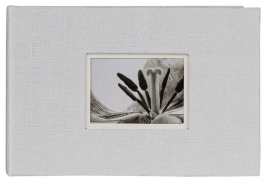 DÃRR Slip-in Hardcover Fotoalbum 40 UniTex (10x15cm) Hvit