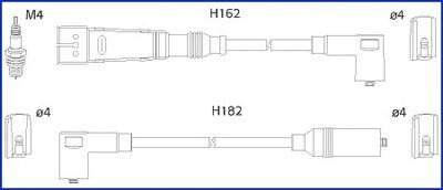Tennplugg kabelsett HITACHI 134701