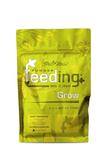 GHF Grow – Plantenæring for Vegetativ Vekst og Morplanter – Nitrogenrik NPK (24-6-12)