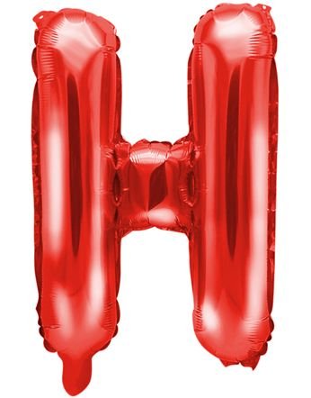 H Bokstavballong 35 cm