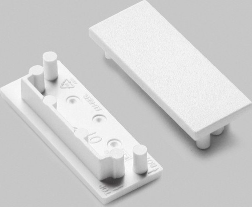 Topmet 1 stk. Endestykke VARIO30 01   Hvit