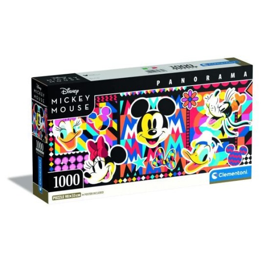 Clementoni Panorama Puslespill 1000 Brikker Disney Klassikere
