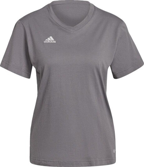 adidas Trenings T Skjorte Entrada 22 Grå/Hvit Kvinner størrelse X Large