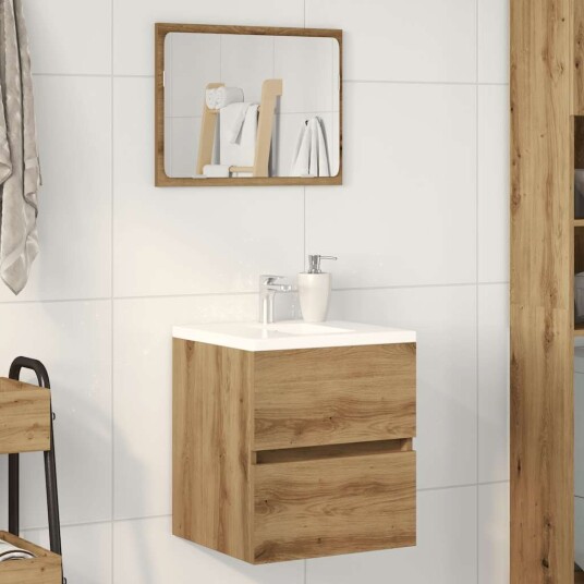 Vidaxl Servantskap artisan eik 41x38,5x45 cm konstruert tre 862540