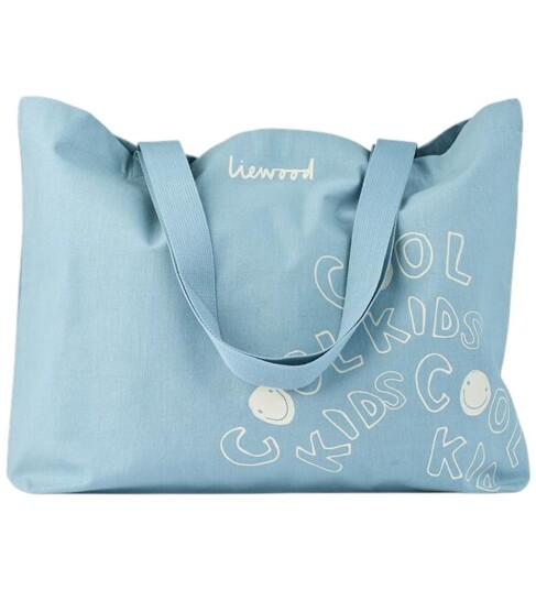 Liewood Shopper BIG Totebag Cool Kids/Strand Blue Liewood OneSize Veske Blå