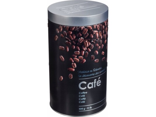 5Five Kaffeboks 500 G Metall Svart