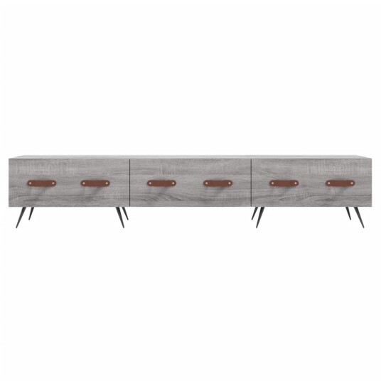 vidaXL TV-benk grå sonoma 150x36x30 cm konstruert tre 8720845944995