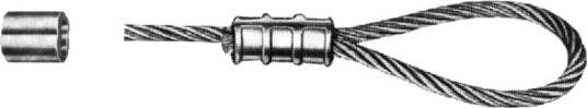 Nicopress hylse   2 mm   CA