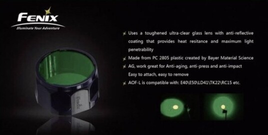 Fenix Light Fenaoflg Fargefilter Grønn