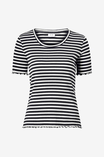 Vila Topp viThessa S/S Top Svart