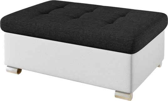 Dynir Fotskammel 70 cm - Hvit/Svart