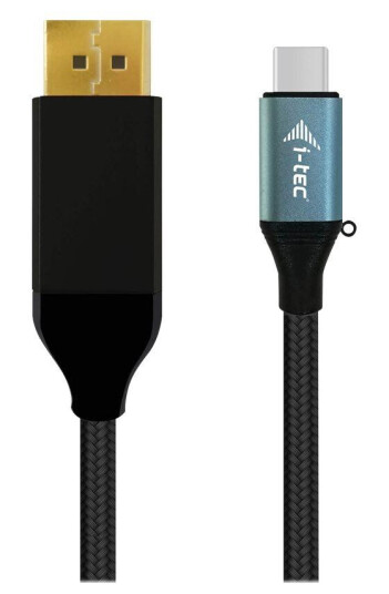 I-TEC DisplayPort-kabel - 24 pin USB-C til DisplayPort - 2 m