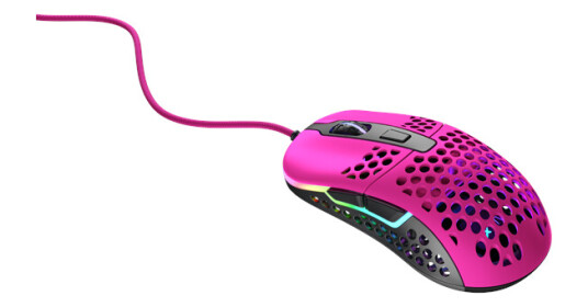 Xtrfy M42 RGB - Pink - Gaming mus - Optisk - 6 - Rosa med RGB
