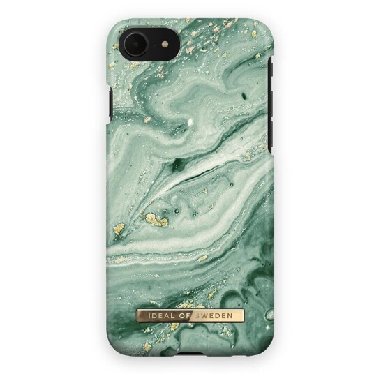 iDeal Of Sweden iPhone SE (2022 / 2020) / 8 / 7 Motedeksel Mint Swirl Marble