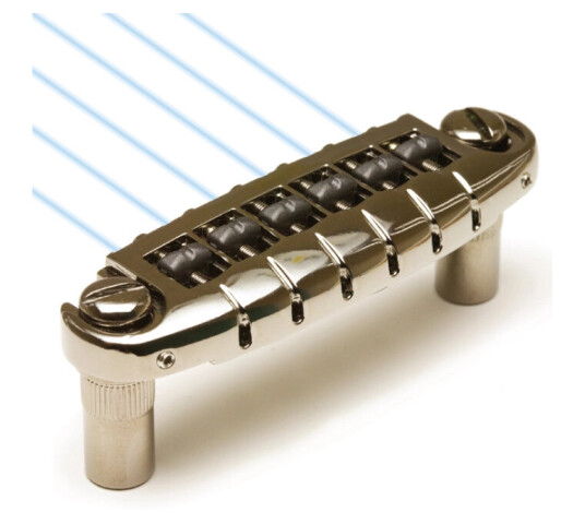Graph Tech Ghost Pn-8593-Bn - Loaded Resomax Nw1, Wraparound - Svart Nickel