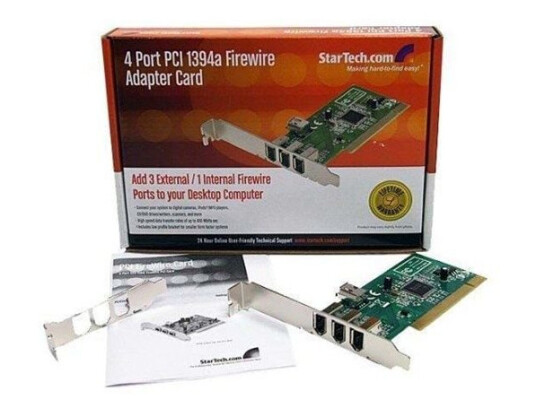 StarTech.com 4 port PCI FireWire Adapter Card