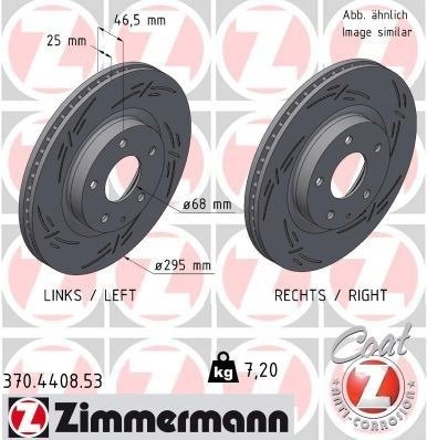 Bremseskive ZIMMERMANN 370.4408.53