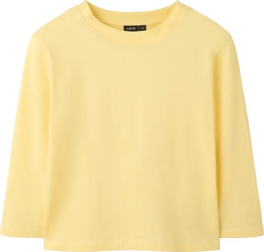 LMTD Nlnnevollo Ls Rlx Top   Yellow   158 164