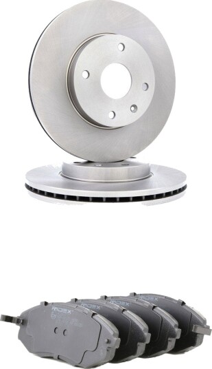 Bremseskiver og klosser RIDEX 3405B2833