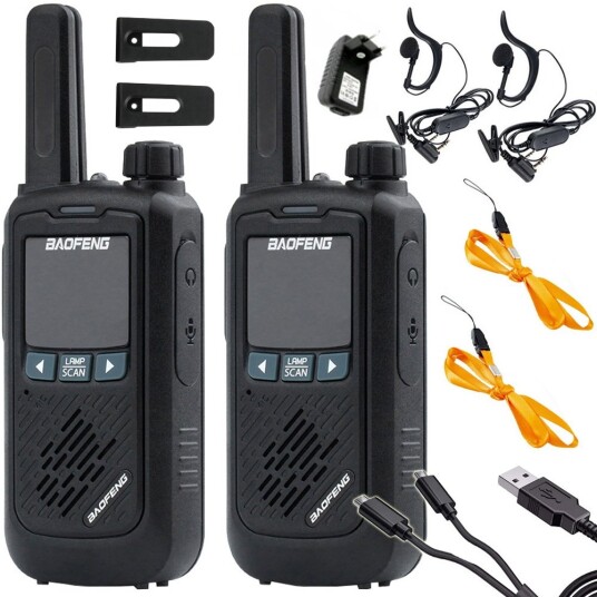 Kraftig walkie talkie med sett Kraftig walkie talkie med sett