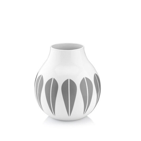 Lucie Kaas Vase Lotus Grå 20cm