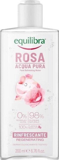 Equilibra Rosa Acqua Pura Oppfriskende Rent Rosevann 200 Ml