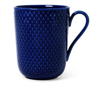 Lyngby Porcelæn Rhombe Color kopp 33 cl, mørkeblå Lyngby Porcelæn Rhombe Color kopp 33 cl, mørkeblå