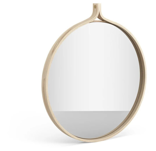 Swedese Comma Speil rund Ø 52 cm Lakkert ask