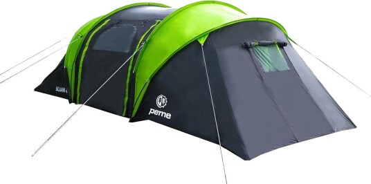 Peme telt Bojan 4 campingtelt 4 personer Svart Gr??nn Peme telt Bojan 4 campingtelt 4 personer Svart Gr??nn