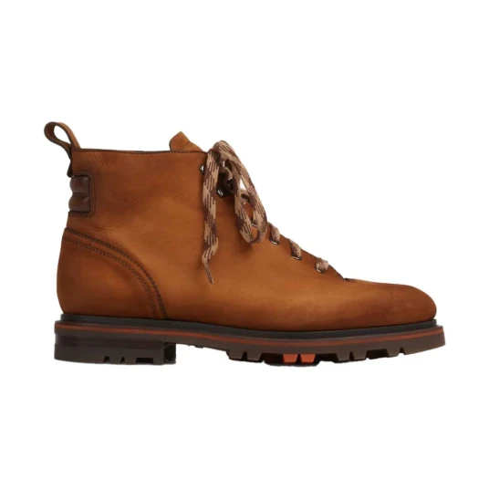 Santoni, Herre, Sko, Brun, 43 1/2 EU,