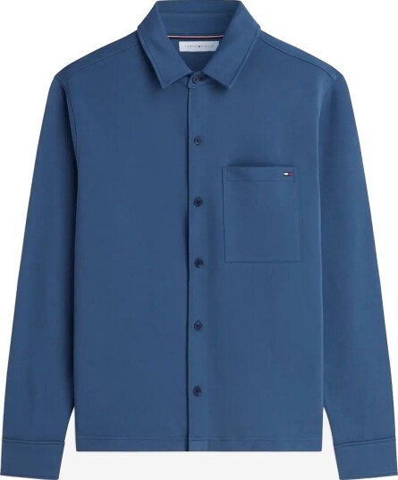 Tommy Hilfiger Essential Terry Overshirt AEGEAN SEA XL