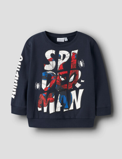 Name It Nmmfloyd Spider Nreg Sweat Bru Mar Navy 98 Name It Nmmfloyd Spider Nreg Sweat Bru Mar Navy 98