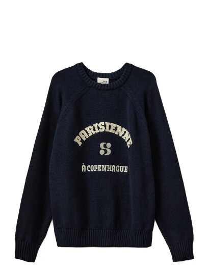 Sofie Schnoor Young Parisiennesy Knit Navy 128 Sofie Schnoor Young Parisiennesy Knit Navy 128