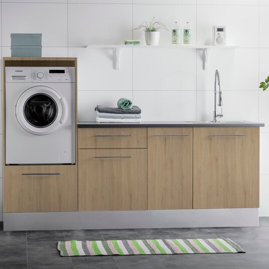 Alterna Vaskerom: Blindpanel B20xd1,6xh72-196,5cm Eik / 20x72cm