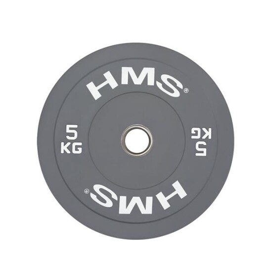 Hms Cbr5 Olympisk Plate - Støtfanger 5 Kg (Grå)