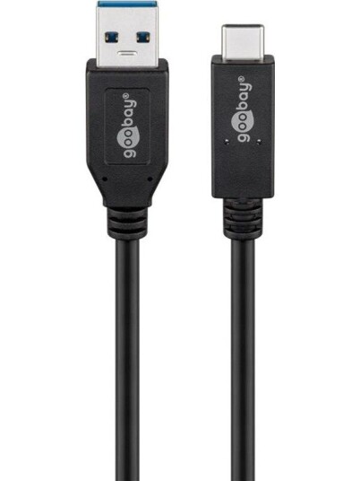 Pro USB-C 3.2 Gen 2 Kabel 0,5 m Svart