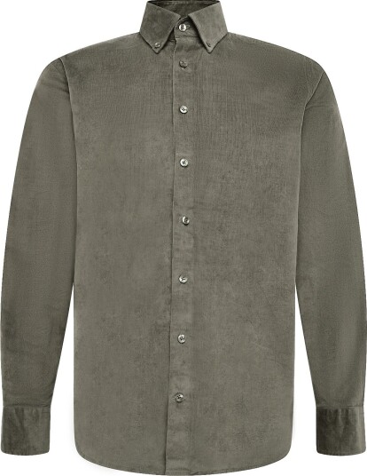 Bruun & Stengade Bs Osei Casual Modern Fit Shirt Khaki green M